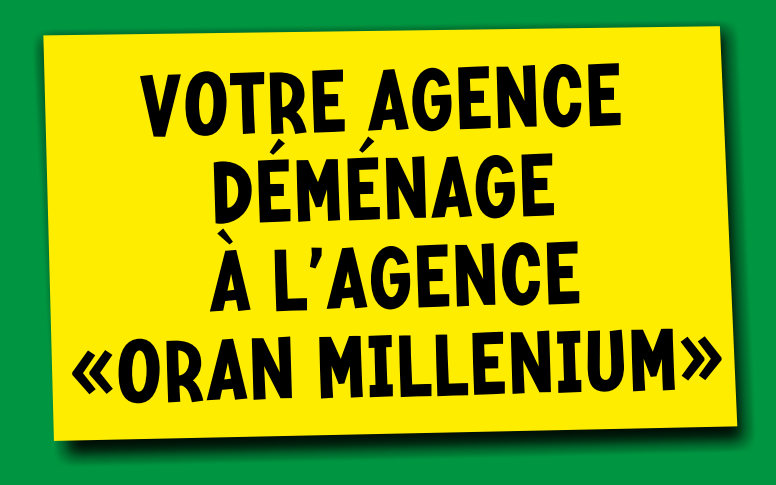 affiche cloture agence