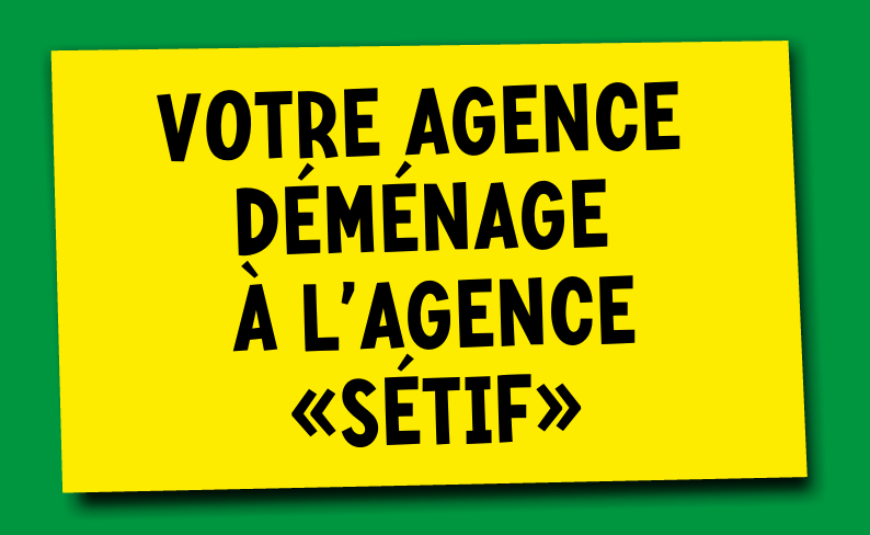 affiche cloture agence